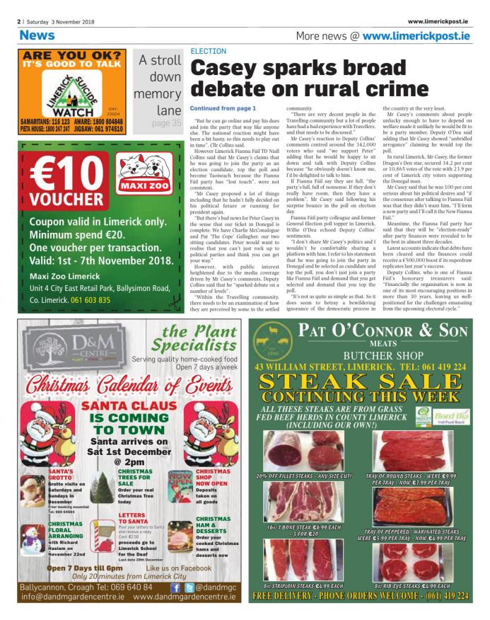 Limerick Post Newspaper - 