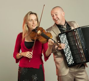 Katherine Hunka and Dermot Dunne, Thursday 6 at 8pm leading ICO's string section