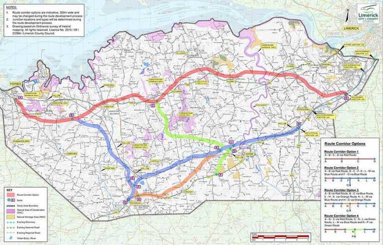 Foynes road plans causing community concern