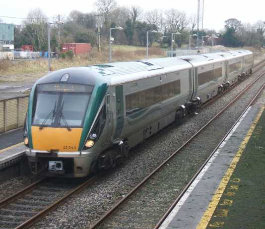 Irish rail train