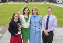 Megan Ní Chróinín, Gaelcholáiste Liumnigh; Ellen Caulfield, McDonald’s Restaurants of Ireland; Eimear Sinnott, Careers Portal; Laszlo Szlatki, Limerick College of Further Education.