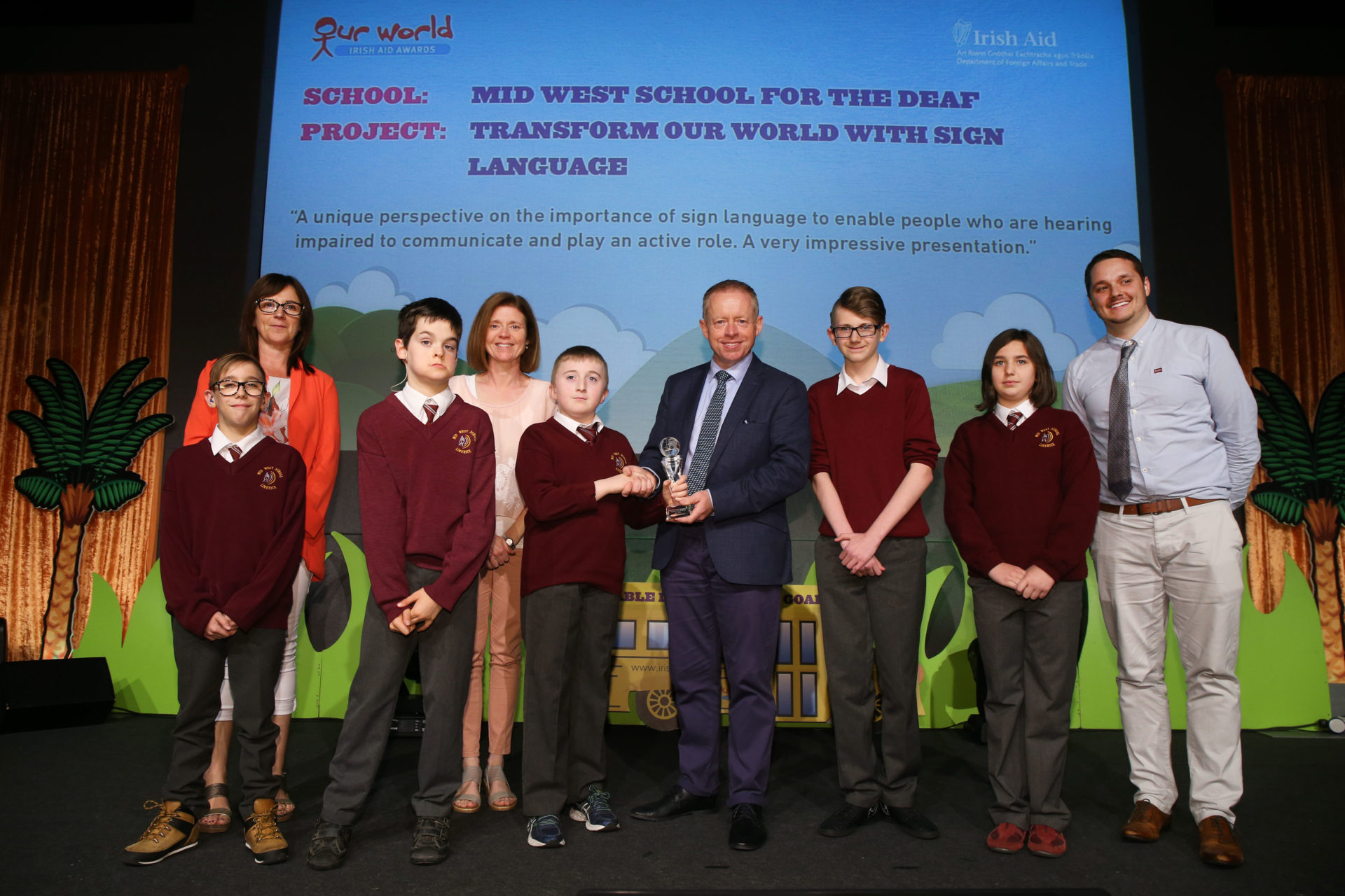 Limerick Primary Schools National Finalist Awards At Our World Irish