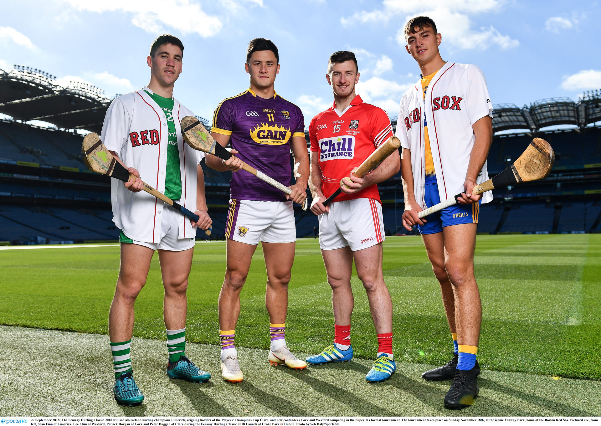 Explaining the rules for the Fenway Hurling Classic