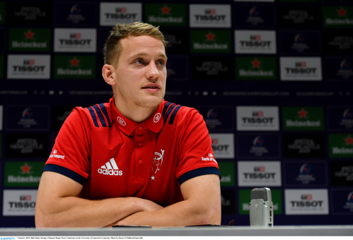 Mike Haley during a Munster Rugby Press Conference at the University of Limerick in Limerick. Photo by Piaras Ó Mídheach/Sportsfile