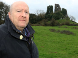 Cllr Sean Lynch at Carrigogunnell Castle. Photo: Brendan Gleeson