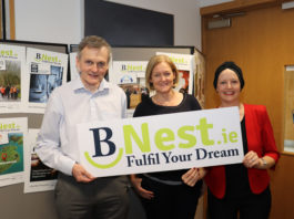 Pictured at the BNest Social Enterprise Incubator Showcase 2019 at Nexus Innovation Centre, UL was Eamon Ryan, BNest Founder, Dr Sarah Miller, CEO of The Rediscovery Centre and Gert O'Rourke, Centre Manager, Nexus Innovation Centre. Picture: Orla McLaughlin/ilovelimerick.