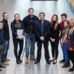 Fergal Keane, pictured with UL Journalism students at his last visit to the university. Picture: Alan Place/FusionShooters.