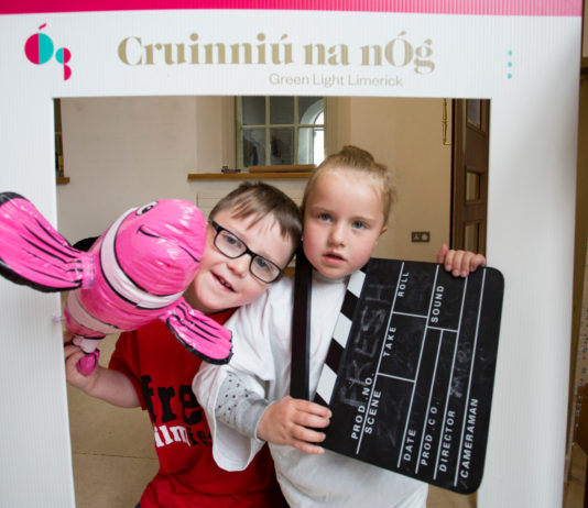 Pictured at the launch of Cruinniu na nOg in the Hunt Museum was Donnachadh and Cliodhne Burrows. Picture: Alan Place