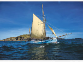 The AK Ilen under sail. Photo: Dermot Lynch