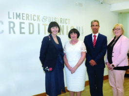 19/6/2019 Marie O' Shea, Senior Loans Manager, Caroline Long, CEO, Declan Benson, Deputy CEO and Kathryn Dalton, Business Development Manager, Limerick and District Credit Union. Picture: Gareth Williams