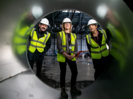 Pictured L-R Gerry Dillon, Operations & Development Director, Shannon Commercial Properties, Grainne McInerney, Property Development Manager, Shannon Commercial Properties and Deirdre Whitney, Property Manager, Shannon Airport.Pic Arthur Ellis.