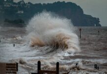 sea waves crashing on shore during daytime