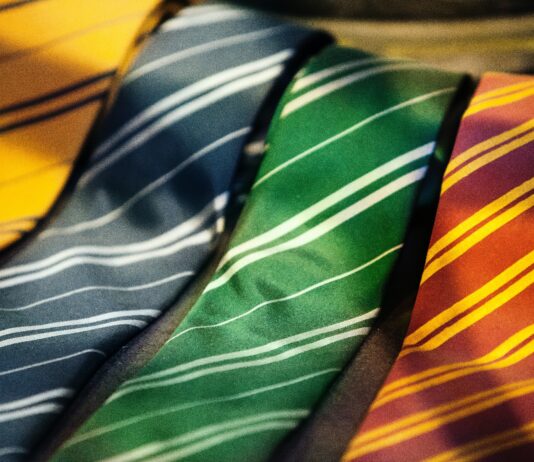 assorted-color neckties