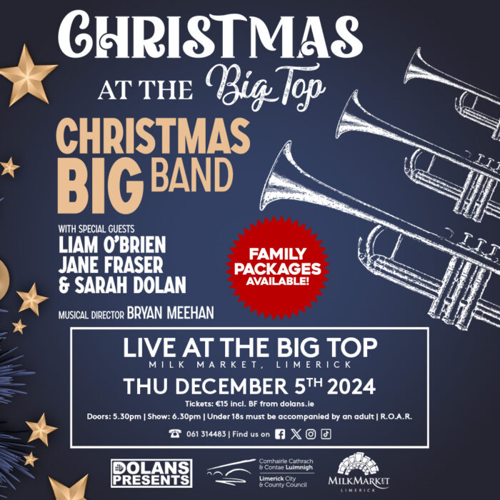 Big Top Christmas concert for all the family with 18piece band